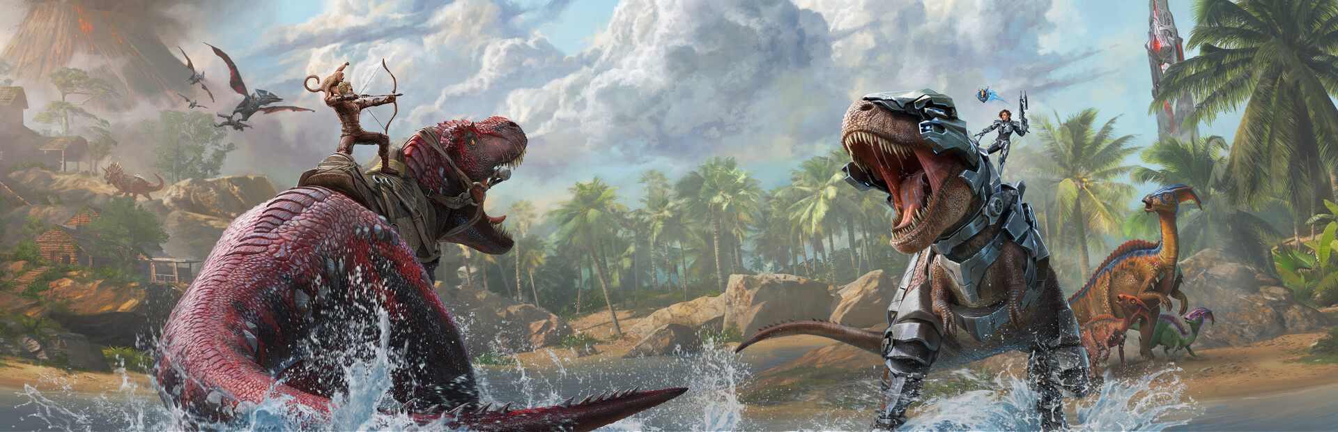 ARK Survival Ascended gameplay on the VortexGamingHQ PVE server
